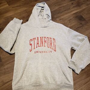 Stanford University Gray Hooded Sweatshirt Women's Sz L